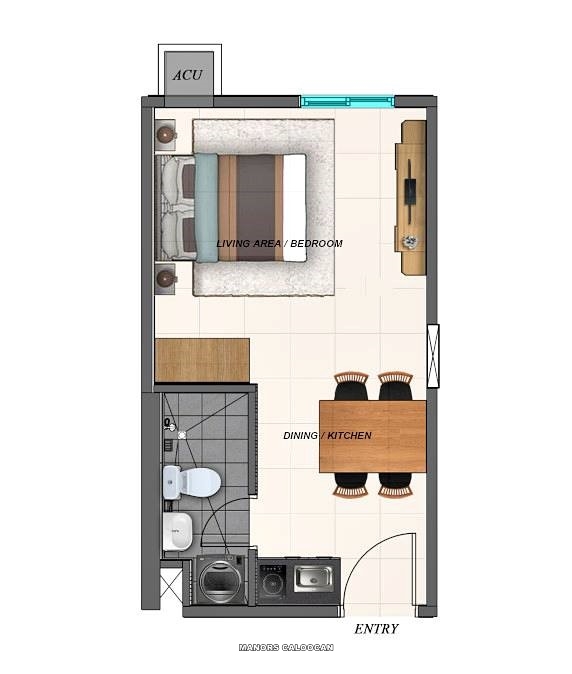Manors Caloocan Condo Unit Floor Plan Manors Caloocan