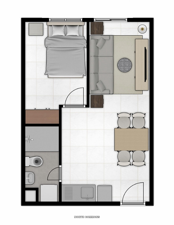 North Commons Condo Unit Floor Plan North Commons